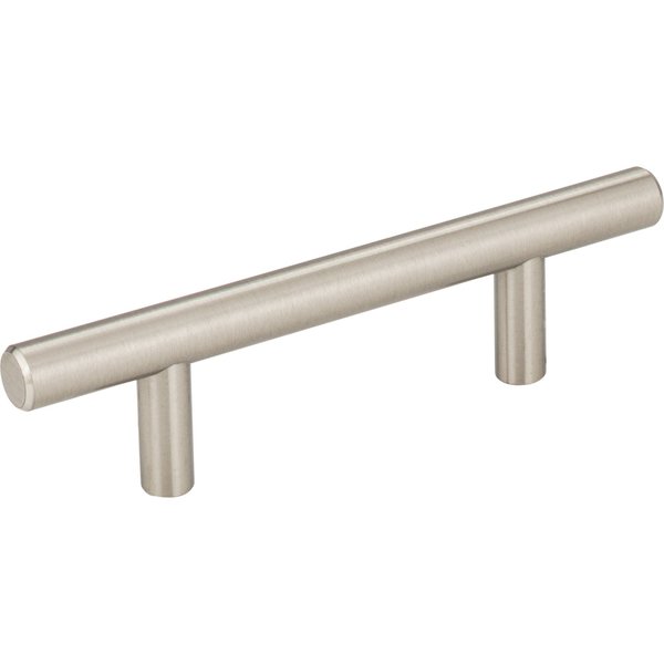 Elements By Hardware Resources 3" Center-to-Center Satin Nickel Naples Cabinet Bar Pull 136SN